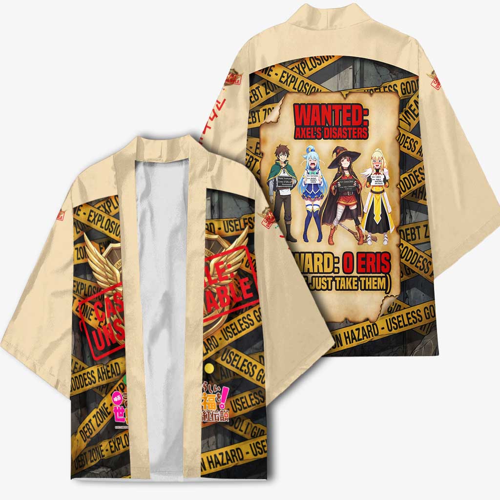 Axel’s Disasters Case File Kimono Comic Poster Parody Style