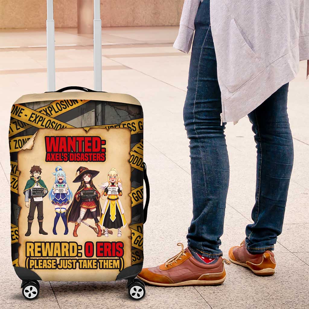 Axel’s Disasters Case File Luggage Cover Comic Poster Parody Style