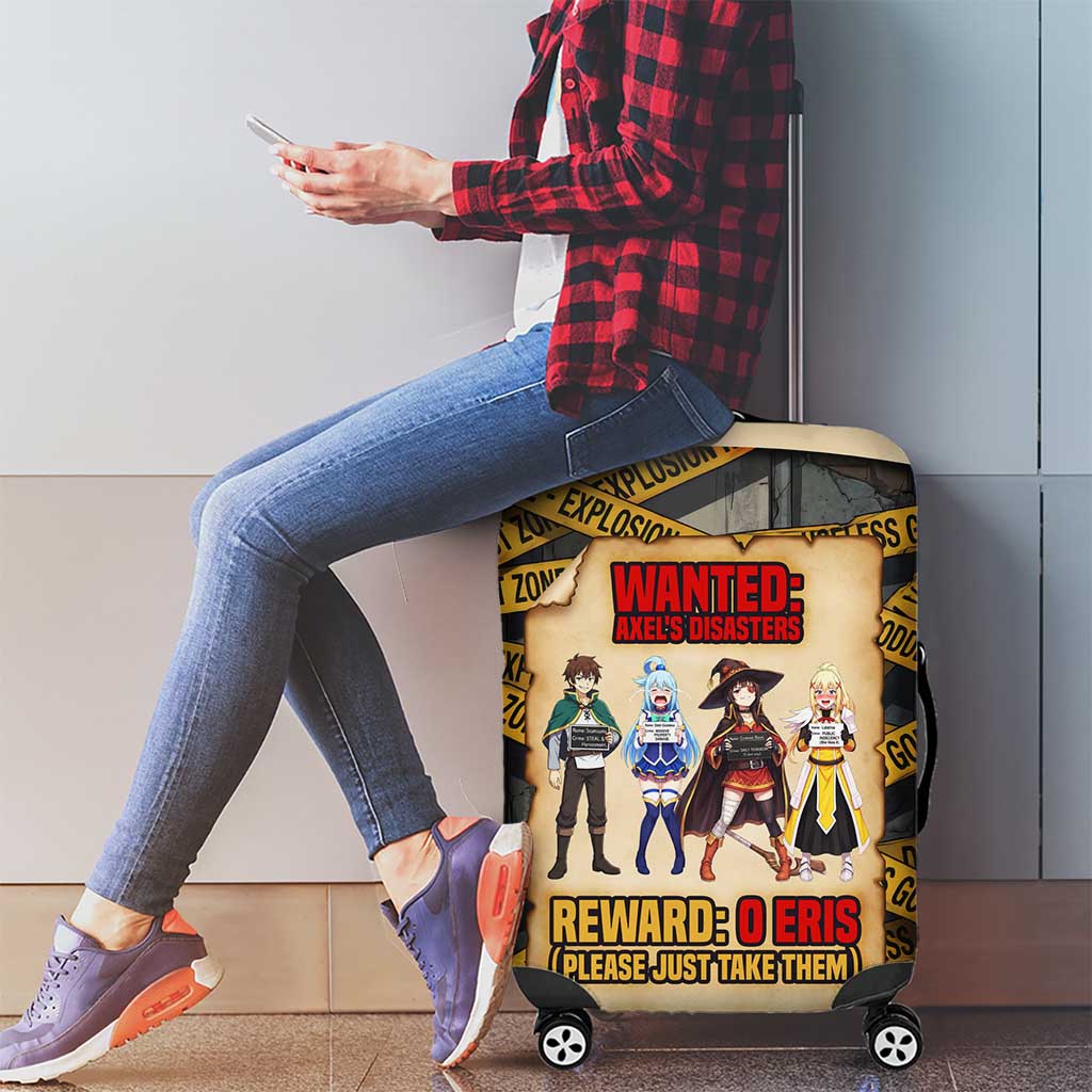 Axel’s Disasters Case File Luggage Cover Comic Poster Parody Style