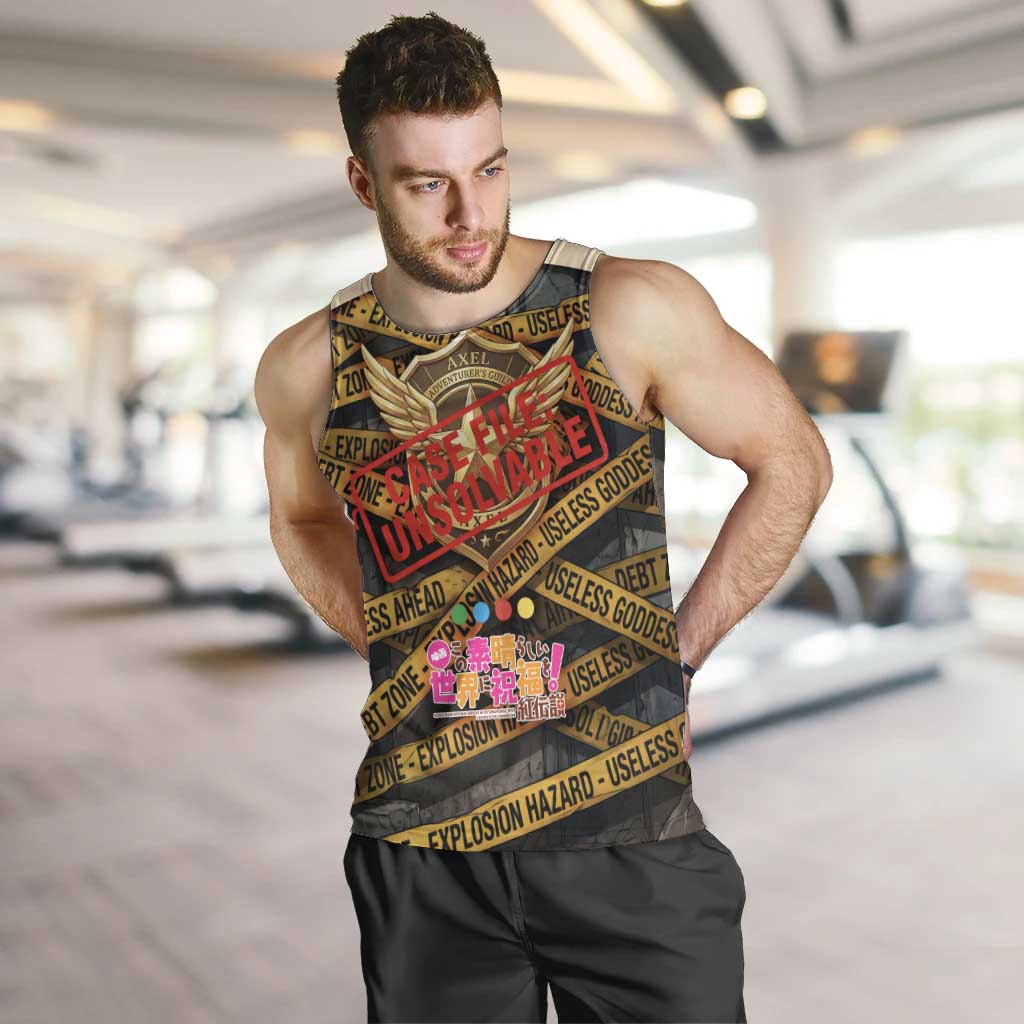 Axel’s Disasters Case File Men Tank Top Comic Poster Parody Style