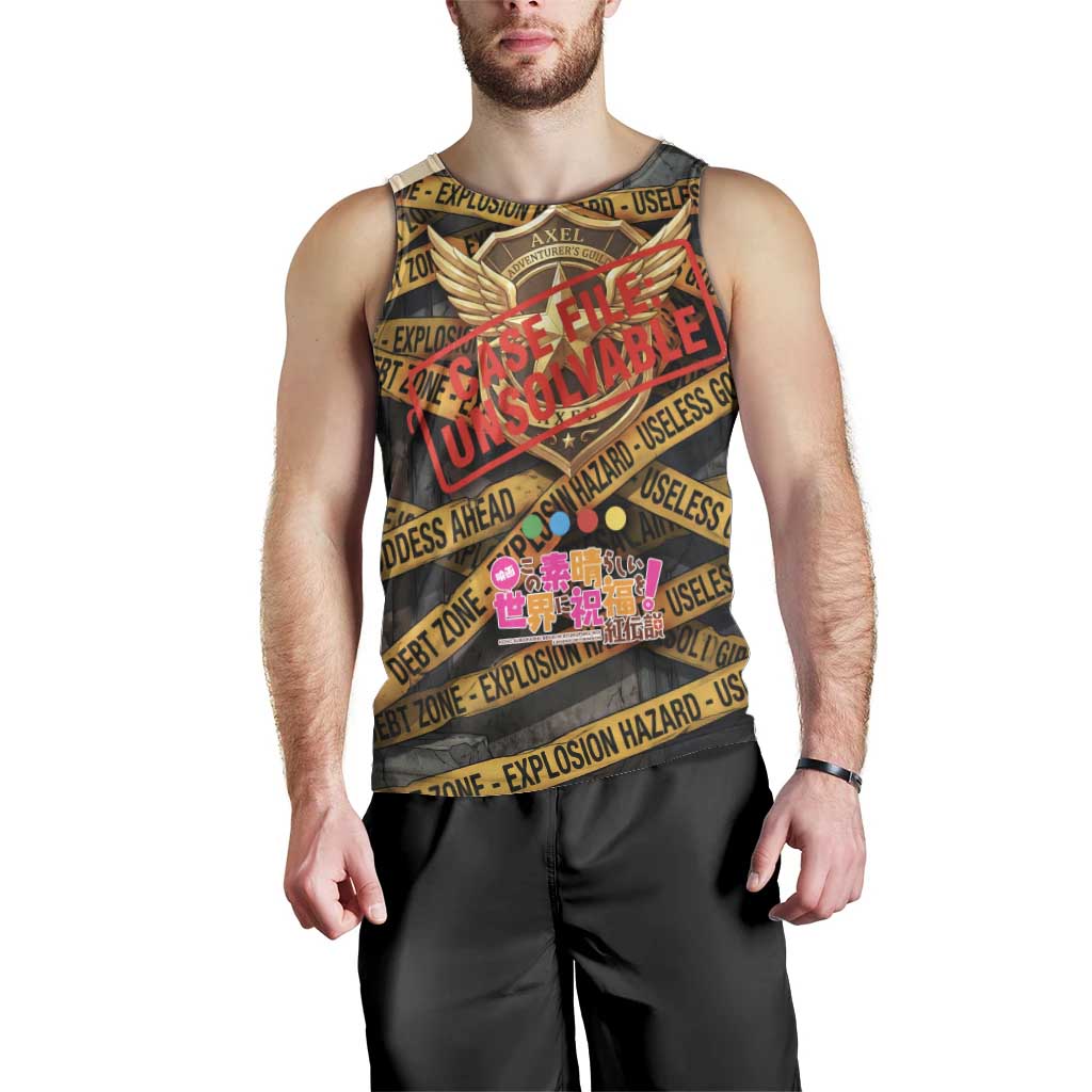 Axel’s Disasters Case File Men Tank Top Comic Poster Parody Style