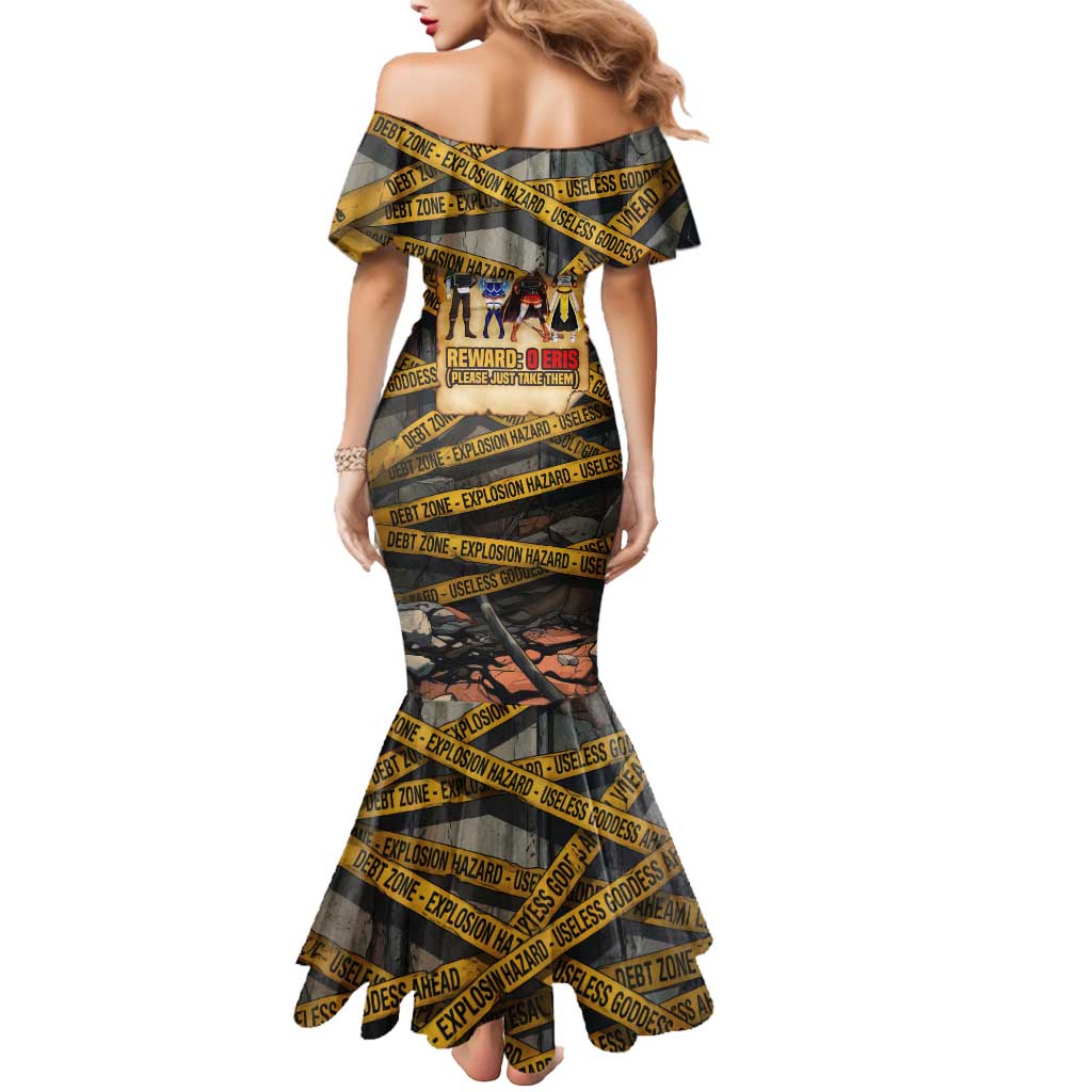 Axel’s Disasters Case File Mermaid Dress Comic Poster Parody Style