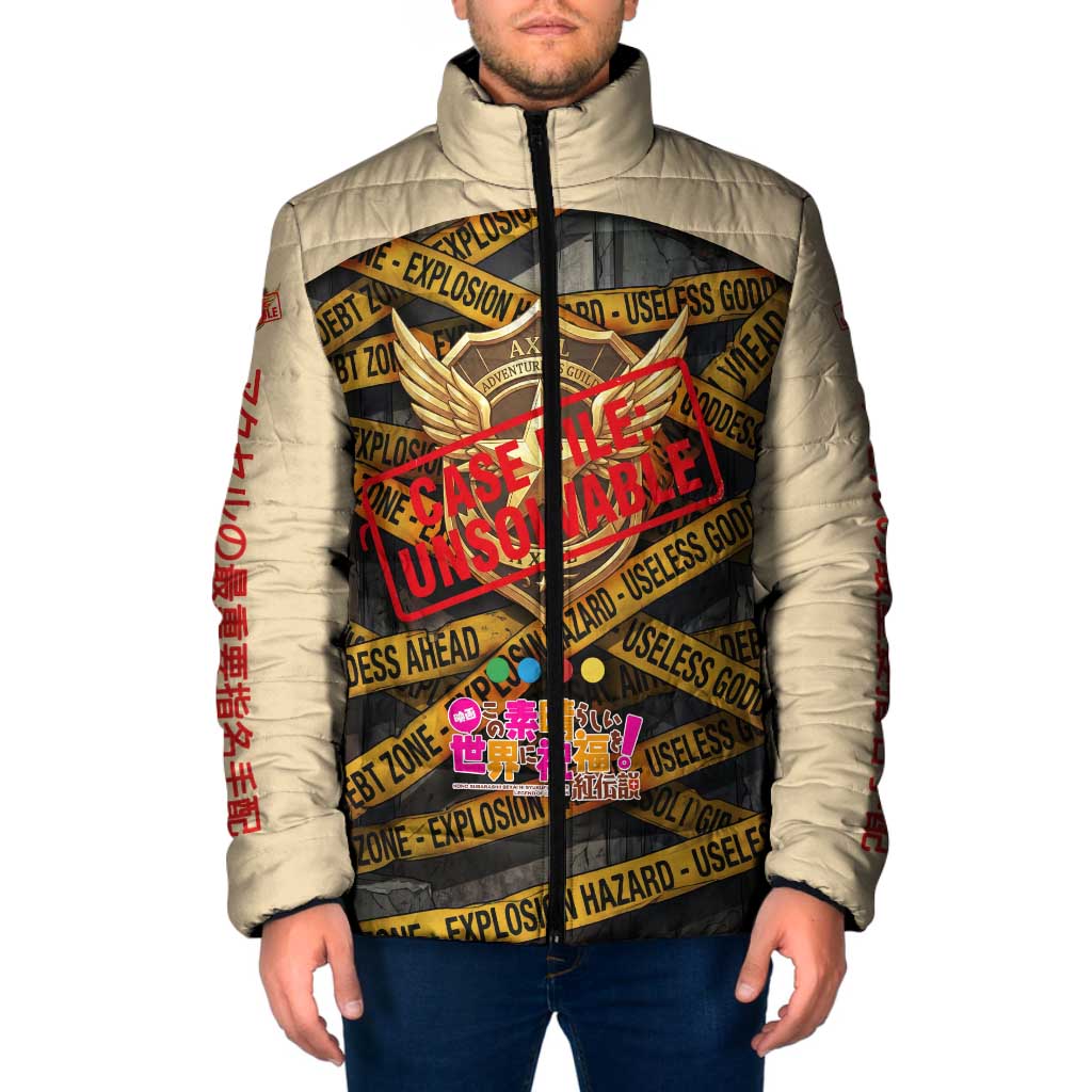 Axel’s Disasters Case File Padded Jacket Comic Poster Parody Style