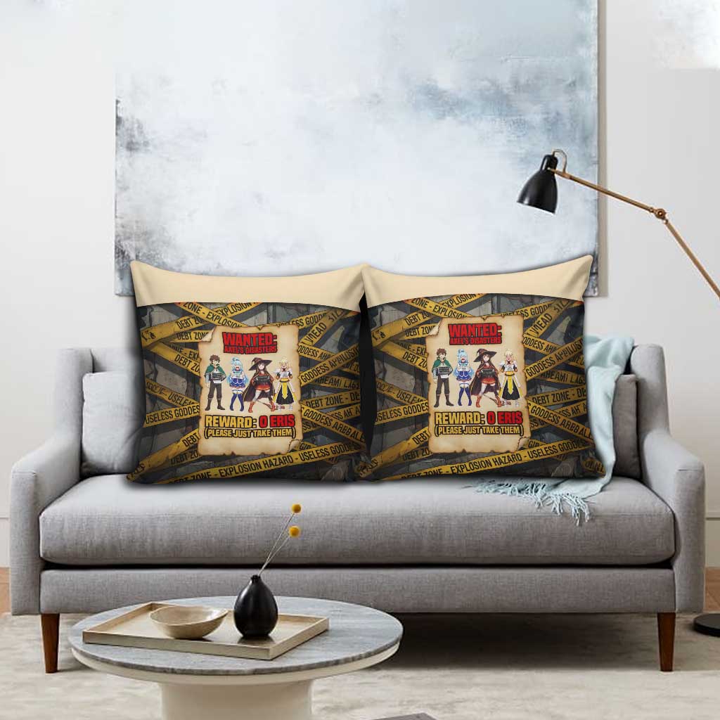 Axel’s Disasters Case File Pillow Cover Comic Poster Parody Style