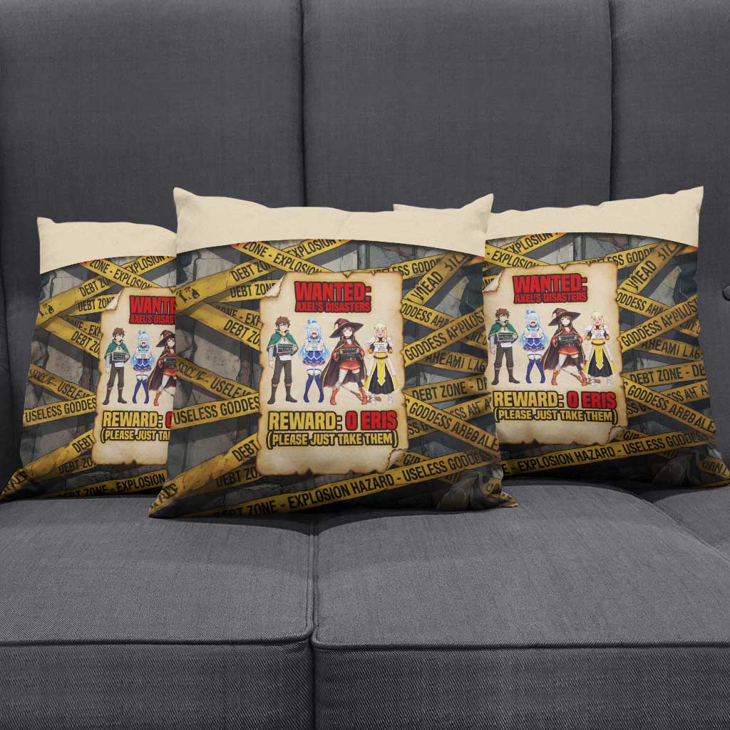 Axel’s Disasters Case File Pillow Cover Comic Poster Parody Style