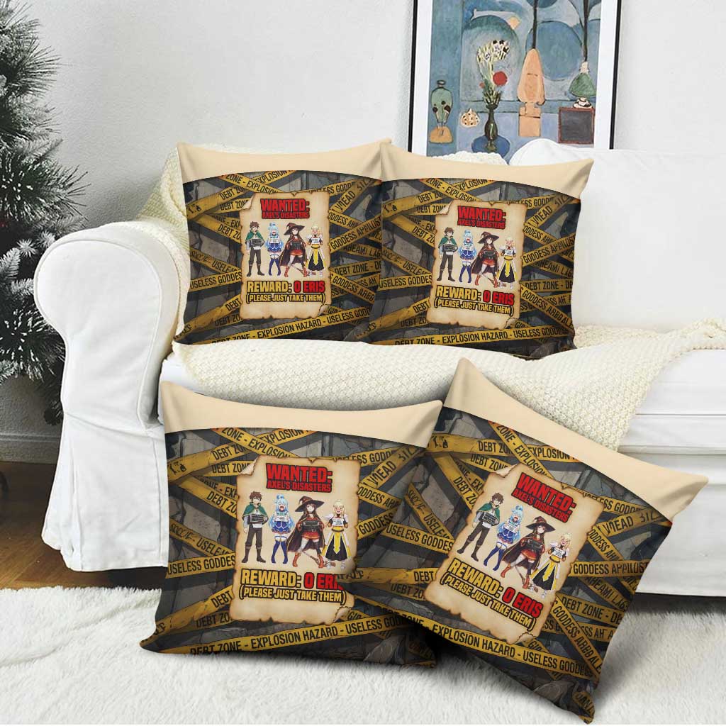 Axel’s Disasters Case File Pillow Cover Comic Poster Parody Style