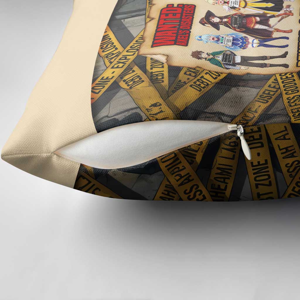 Axel’s Disasters Case File Pillow Cover Comic Poster Parody Style