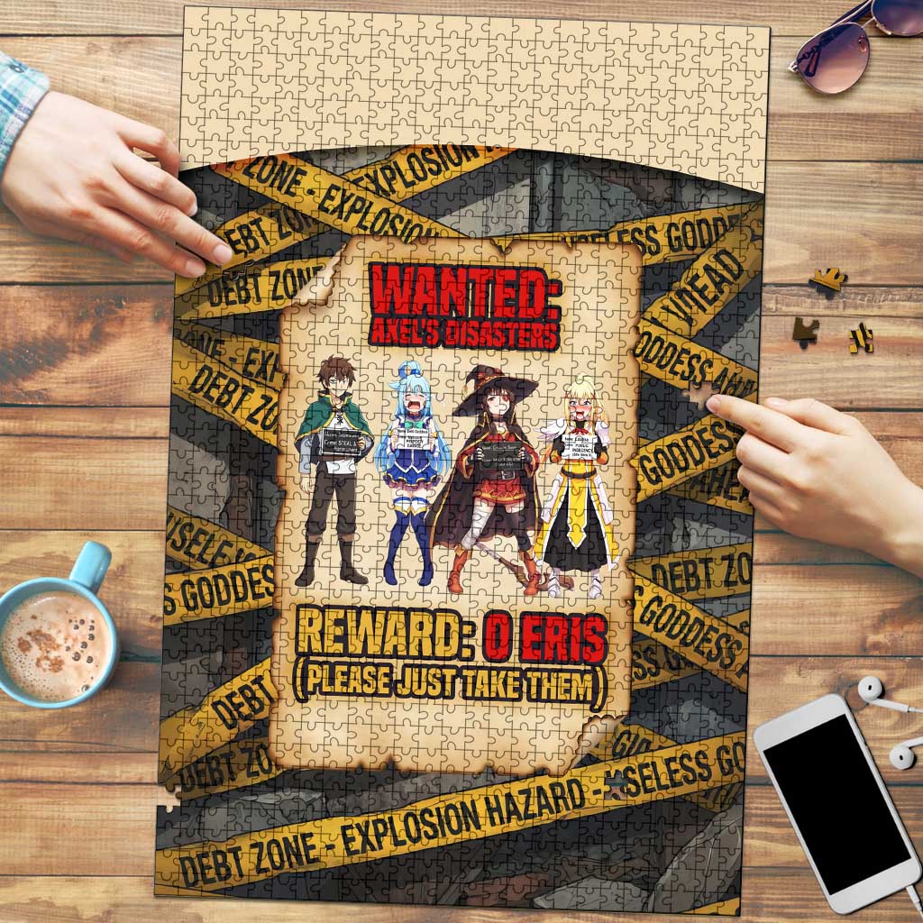 Axel’s Disasters Case File Puzzle Comic Poster Parody Style