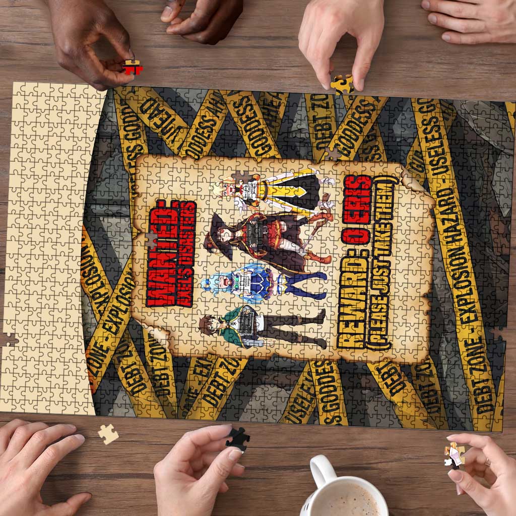 Axel’s Disasters Case File Puzzle Comic Poster Parody Style