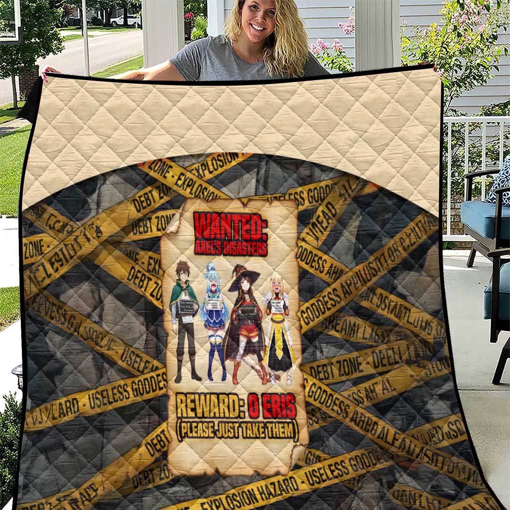 Axel’s Disasters Case File Quilt Comic Poster Parody Style