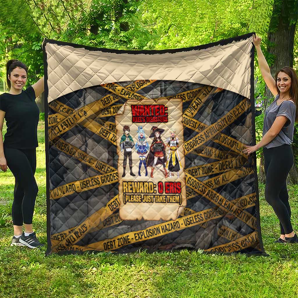 Axel’s Disasters Case File Quilt Comic Poster Parody Style
