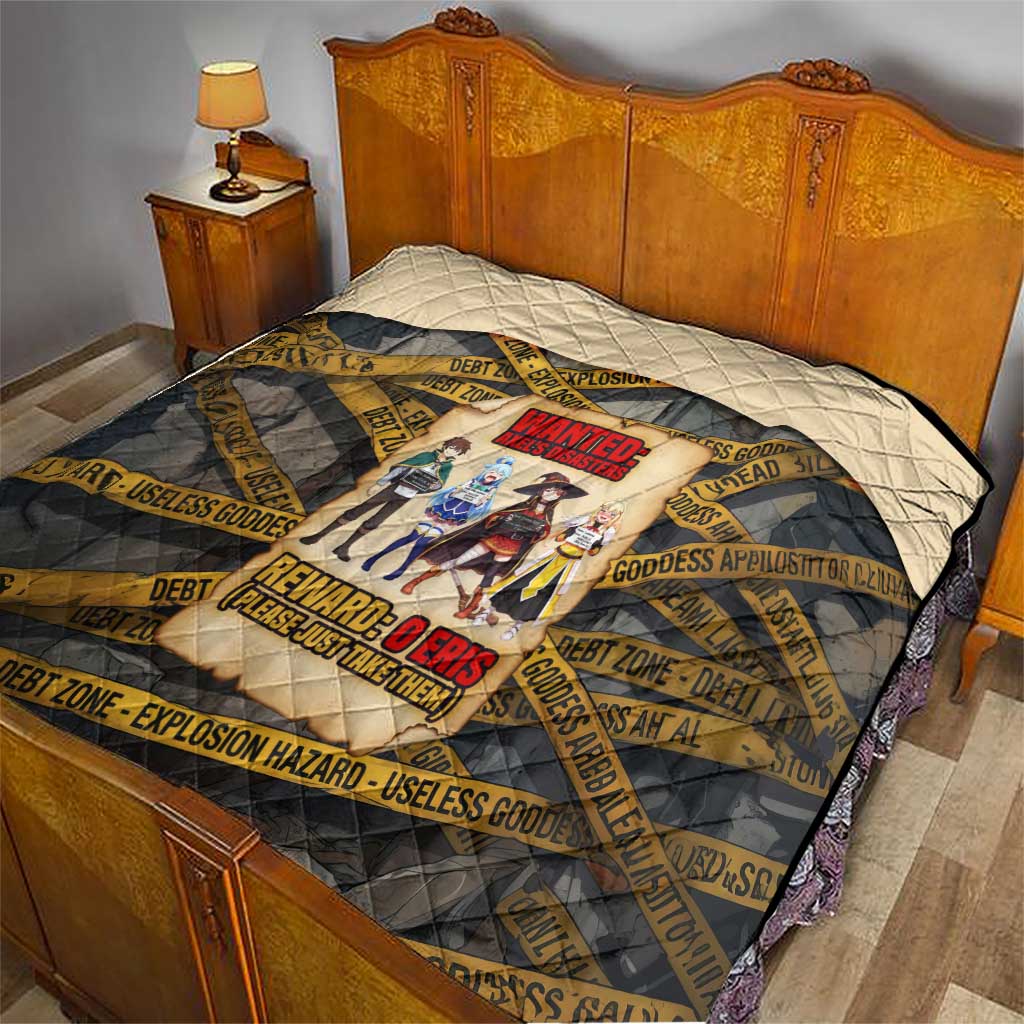 Axel’s Disasters Case File Quilt Comic Poster Parody Style