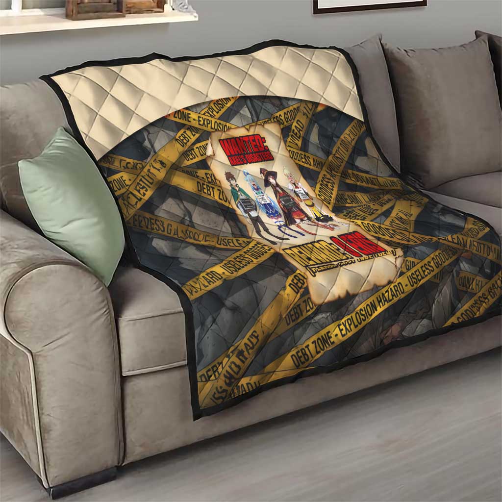 Axel’s Disasters Case File Quilt Comic Poster Parody Style