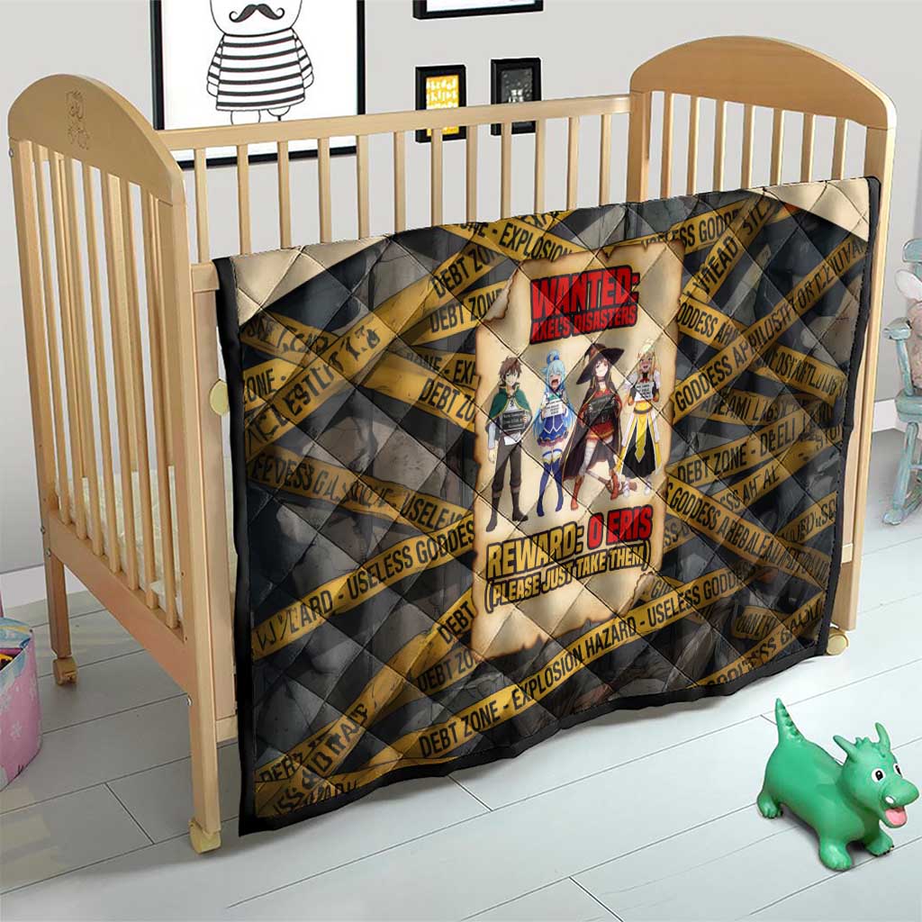 Axel’s Disasters Case File Quilt Comic Poster Parody Style
