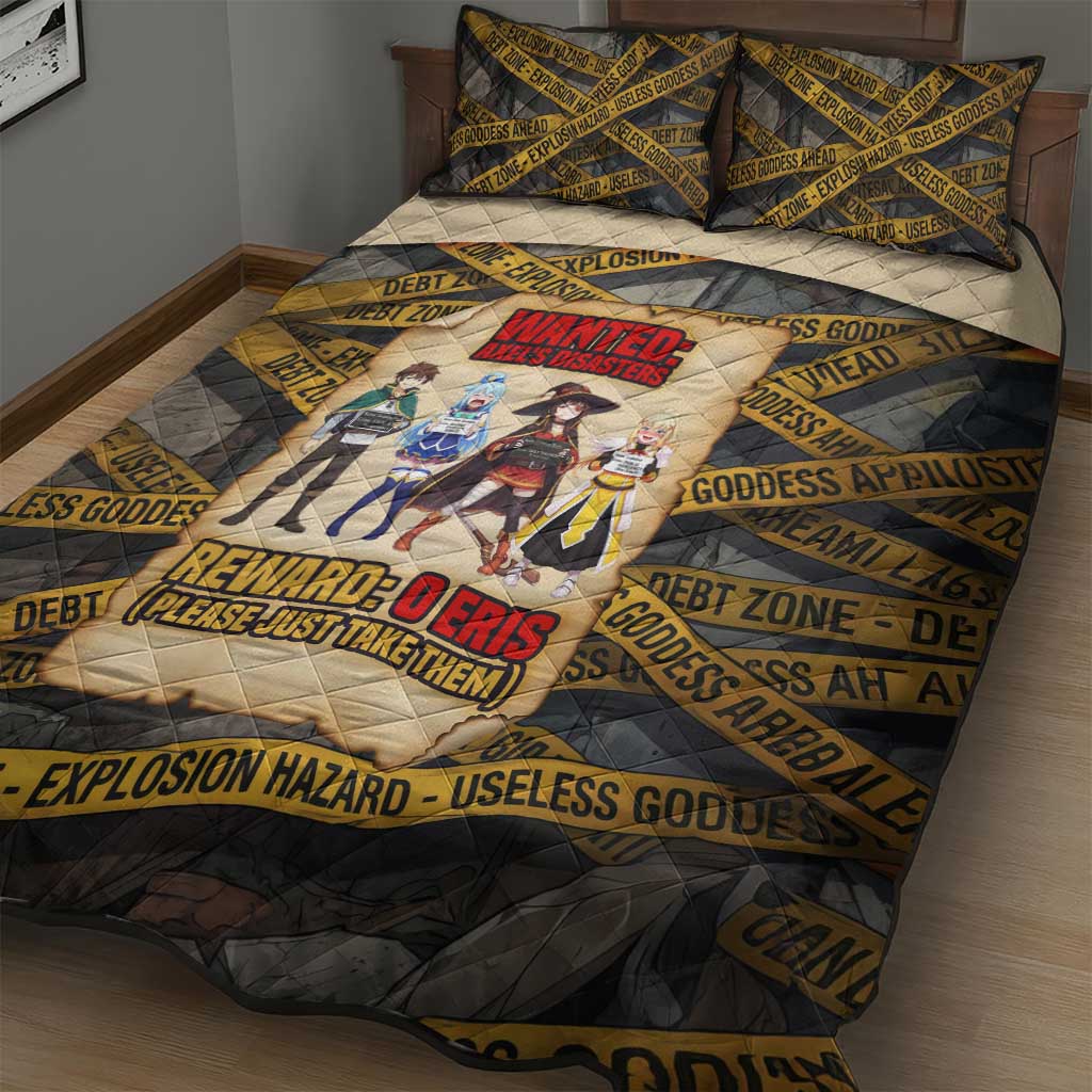 Axel’s Disasters Case File Quilt Bed Set Comic Poster Parody Style