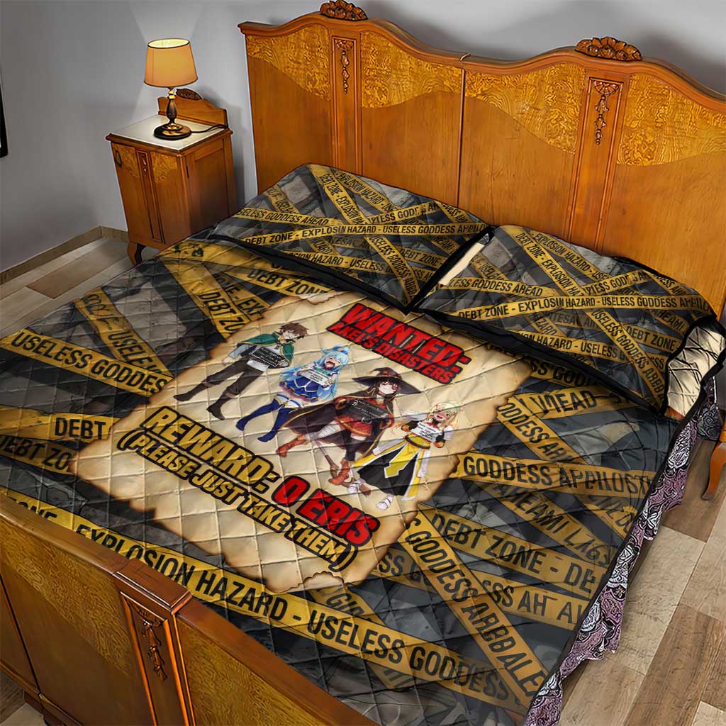 Axel’s Disasters Case File Quilt Bed Set Comic Poster Parody Style