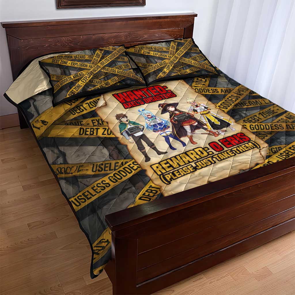 Axel’s Disasters Case File Quilt Bed Set Comic Poster Parody Style