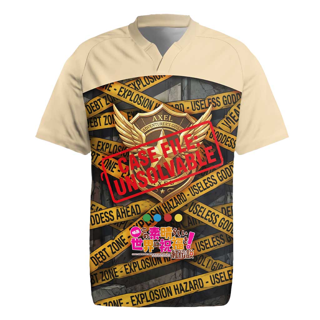Axel’s Disasters Case File Rugby Jersey Comic Poster Parody Style