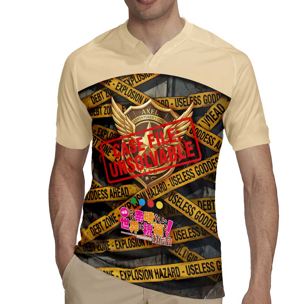 Axel’s Disasters Case File Rugby Jersey Comic Poster Parody Style