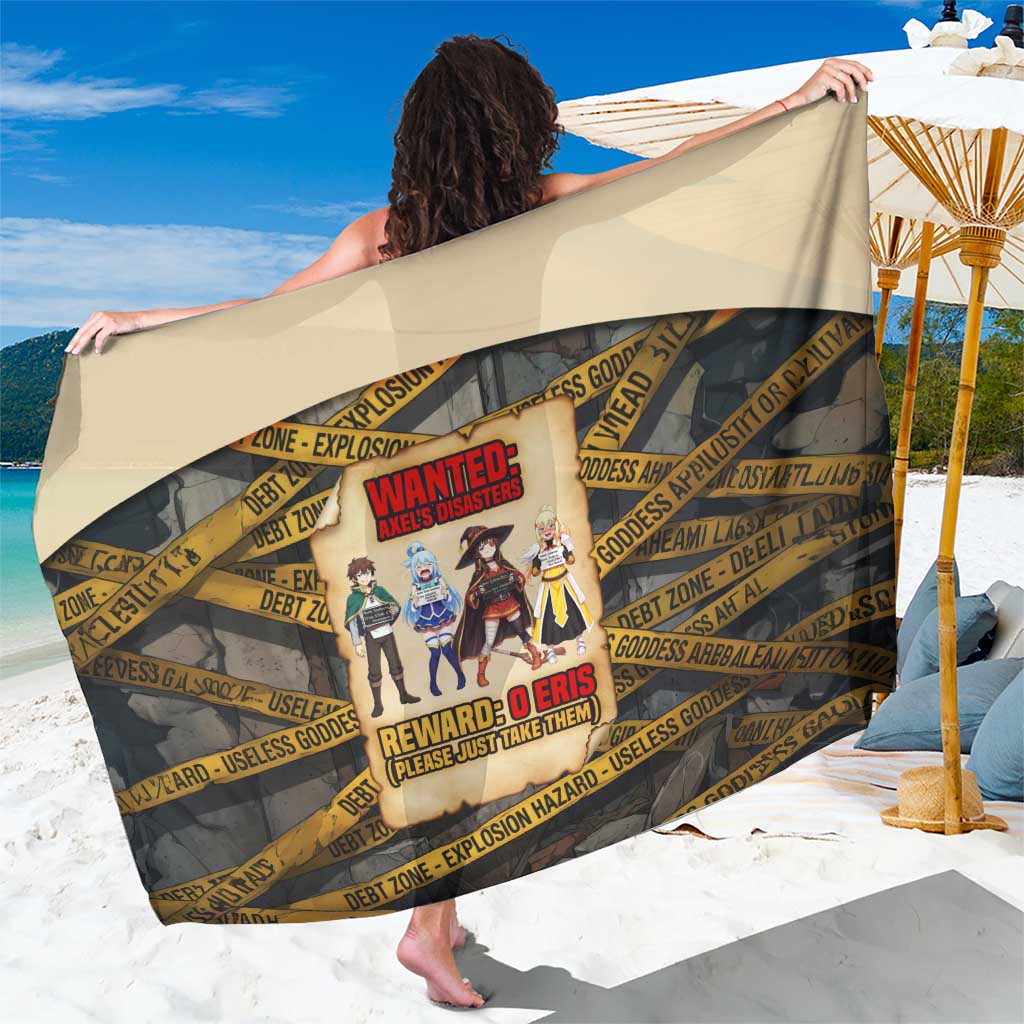 Axel’s Disasters Case File Sarong Comic Poster Parody Style