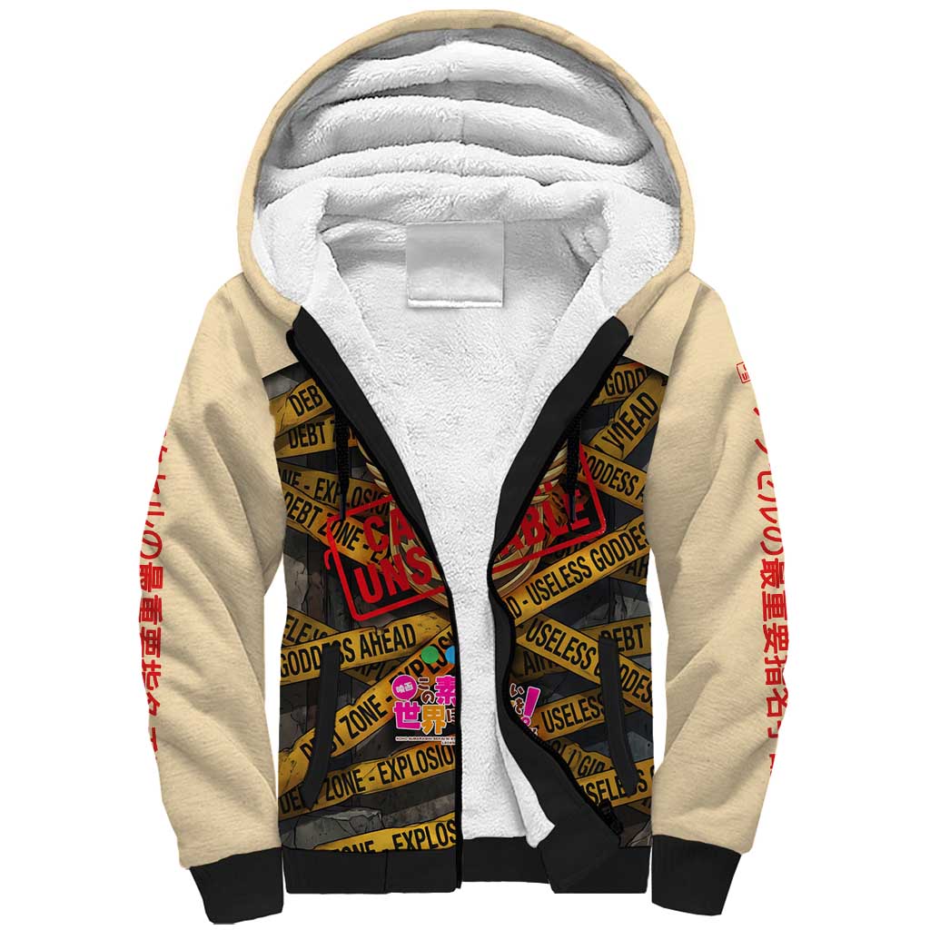 Axel’s Disasters Case File Sherpa Hoodie Comic Poster Parody Style