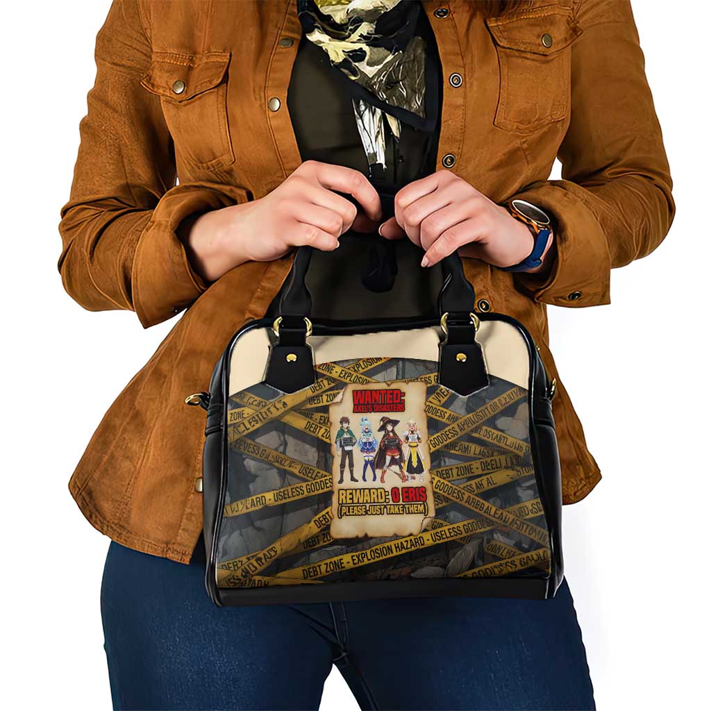 Axel’s Disasters Case File Shoulder Handbag Comic Poster Parody Style