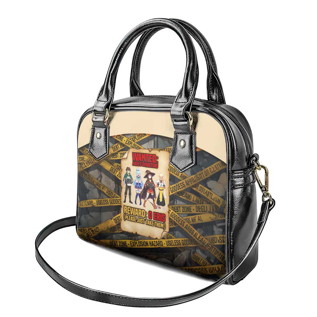 Axel’s Disasters Case File Shoulder Handbag Comic Poster Parody Style