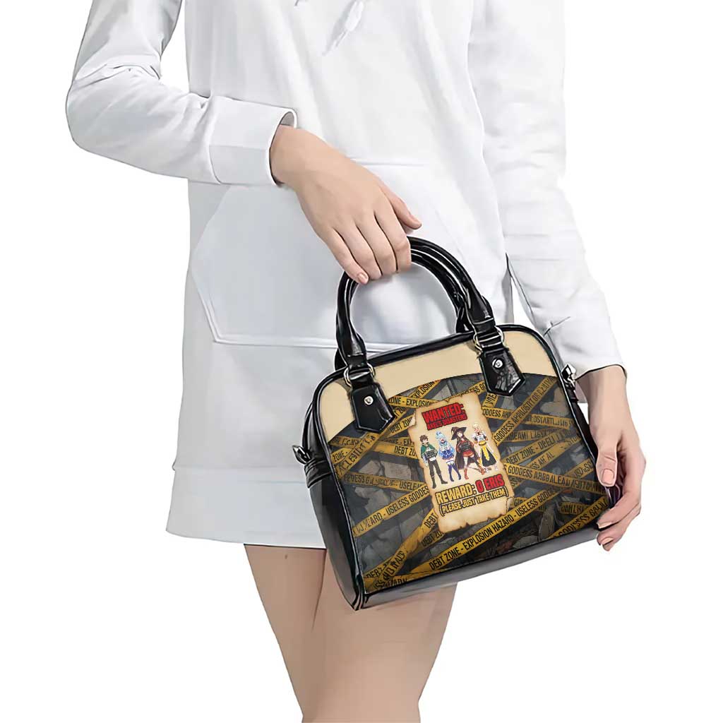 Axel’s Disasters Case File Shoulder Handbag Comic Poster Parody Style