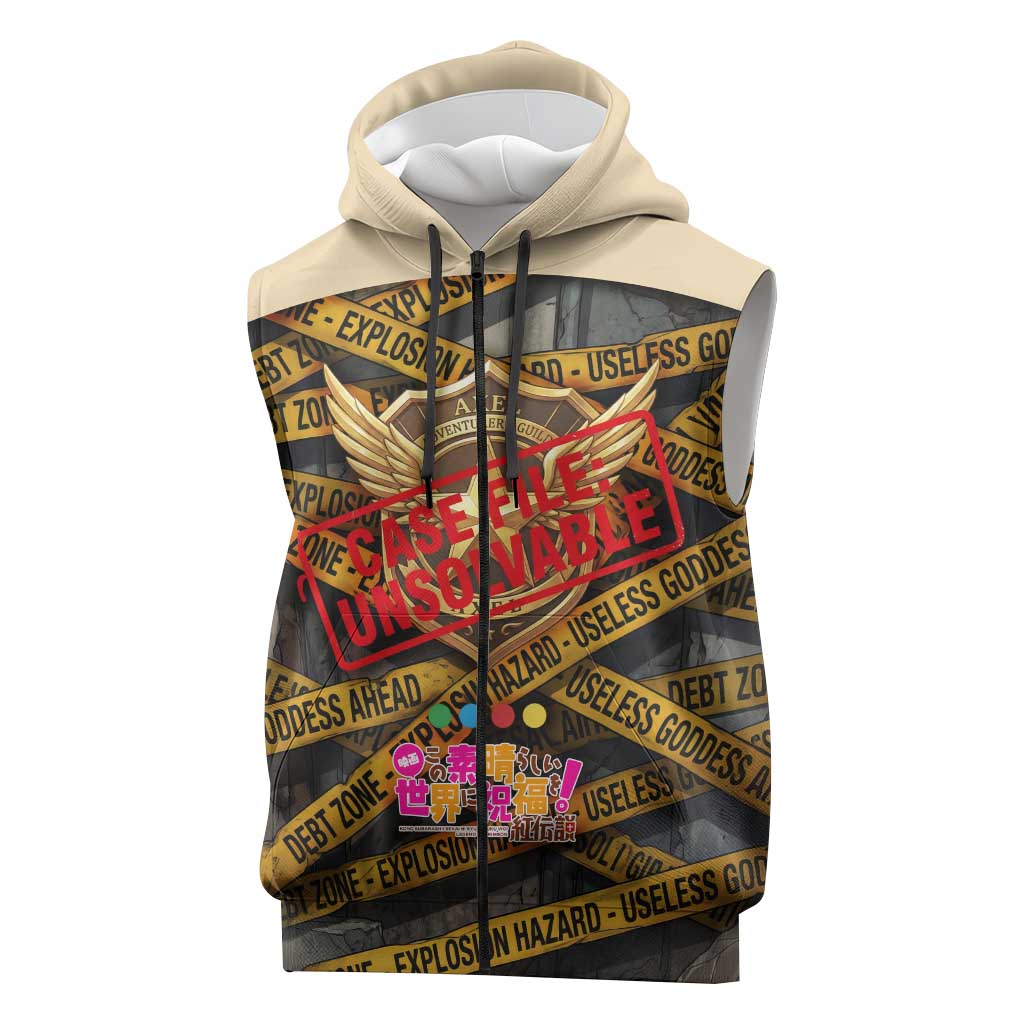 Axel’s Disasters Case File Sleeveless Zip Hoodie Comic Poster Parody Style