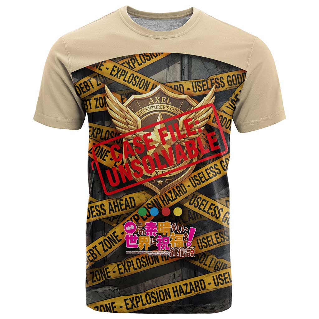 Axel’s Disasters Case File T Shirt Comic Poster Parody Style