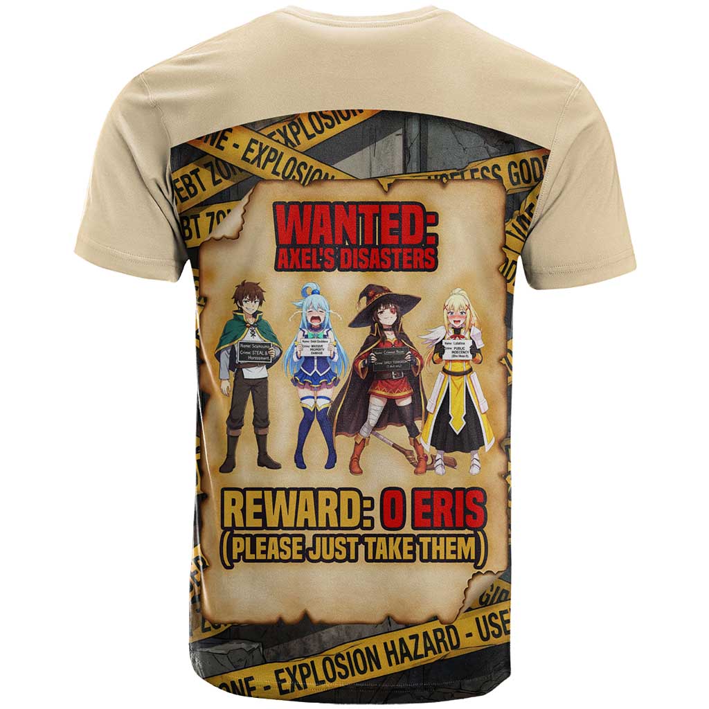Axel’s Disasters Case File T Shirt Comic Poster Parody Style