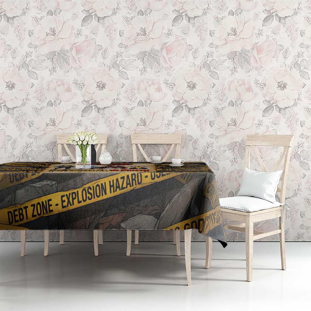 Axel’s Disasters Case File Tablecloth Comic Poster Parody Style