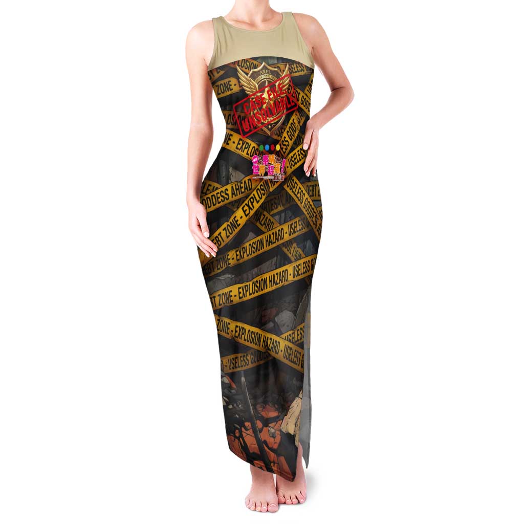 Axel’s Disasters Case File Tank Maxi Dress Comic Poster Parody Style