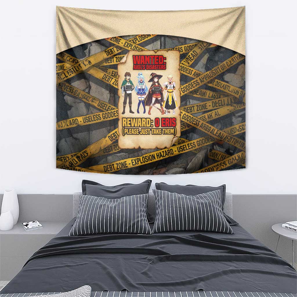 Axel’s Disasters Case File Tapestry Comic Poster Parody Style
