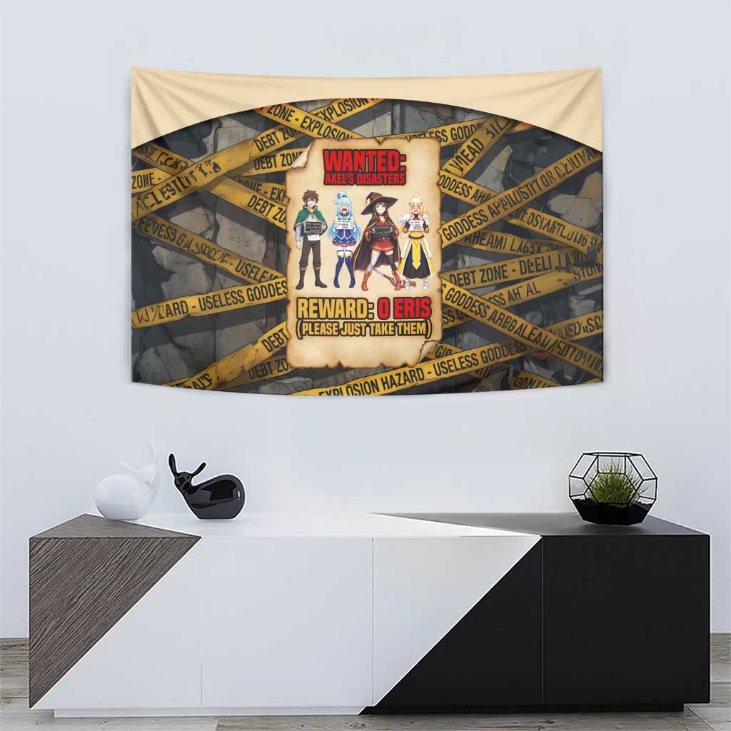 Axel’s Disasters Case File Tapestry Comic Poster Parody Style