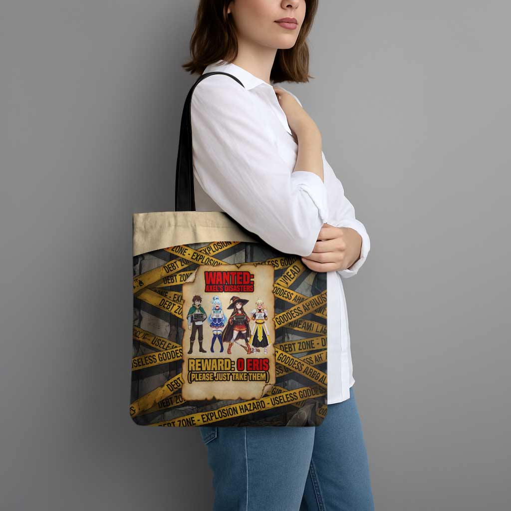 Axel’s Disasters Case File Tote Bag Comic Poster Parody Style