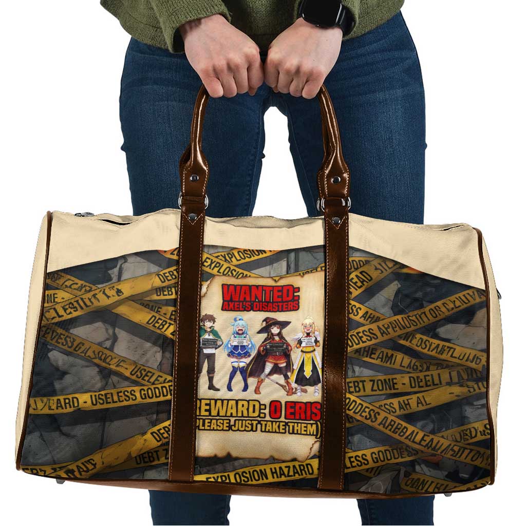 Axel’s Disasters Case File Travel Bag Comic Poster Parody Style