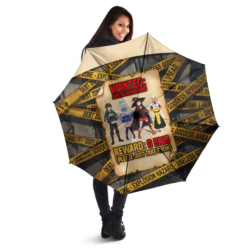 Axel’s Disasters Case File Umbrella Comic Poster Parody Style