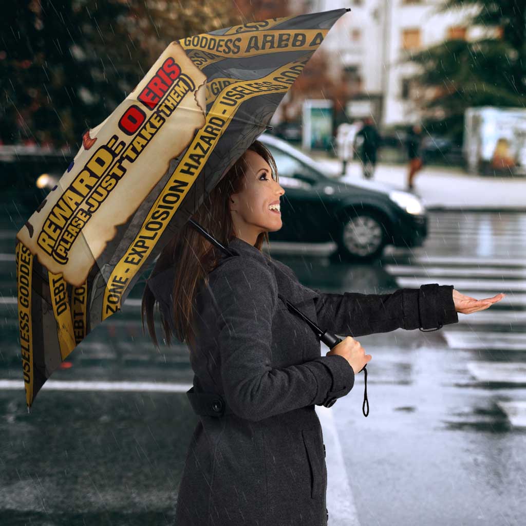 Axel’s Disasters Case File Umbrella Comic Poster Parody Style
