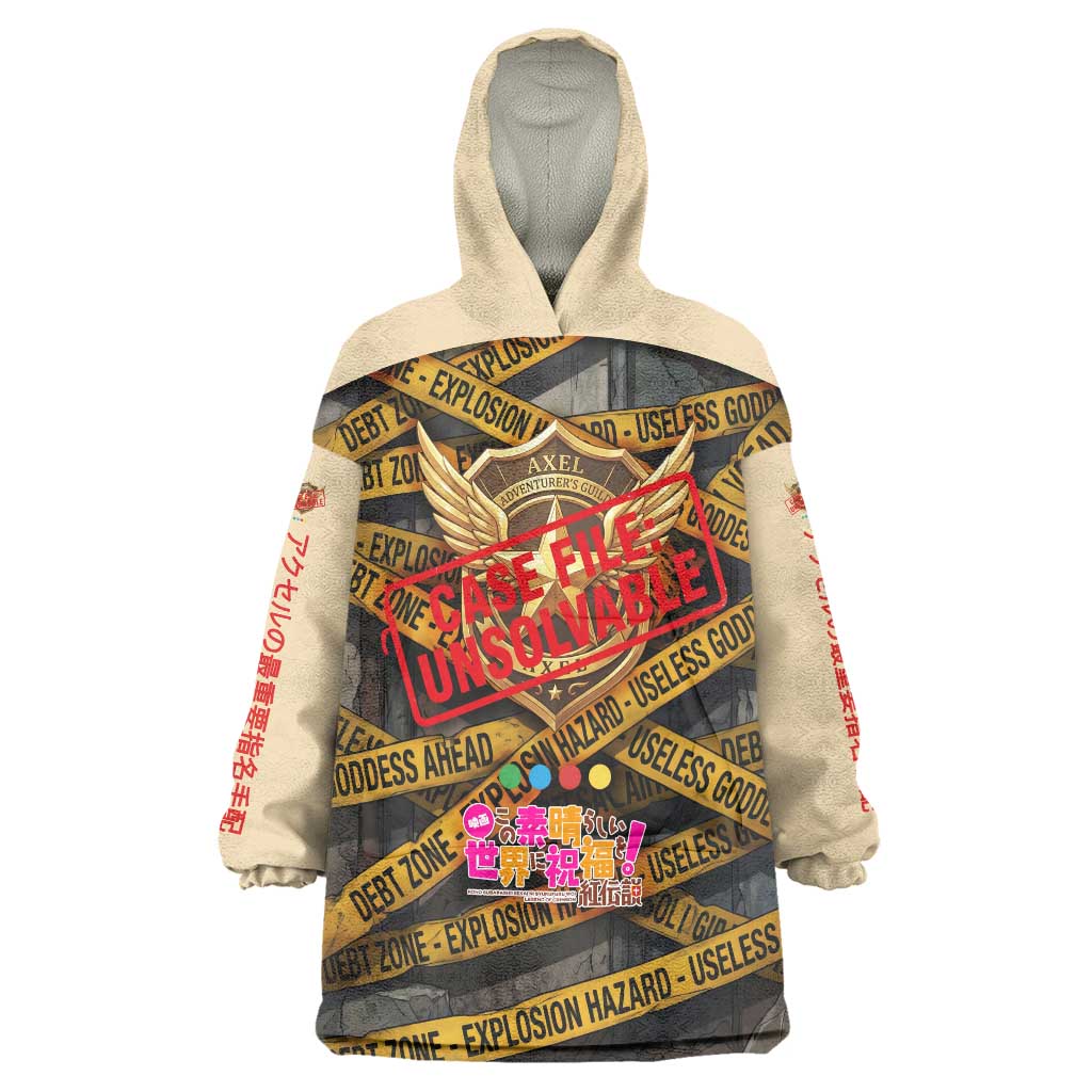 Axel’s Disasters Case File Wearable Blanket Hoodie Comic Poster Parody Style