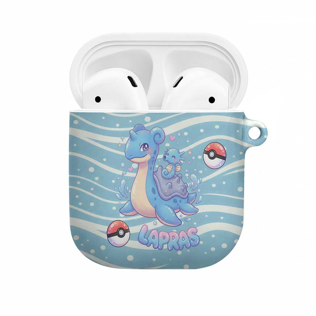 Lapras AirPods Case Pastel Ocean Waves Kawaii Art