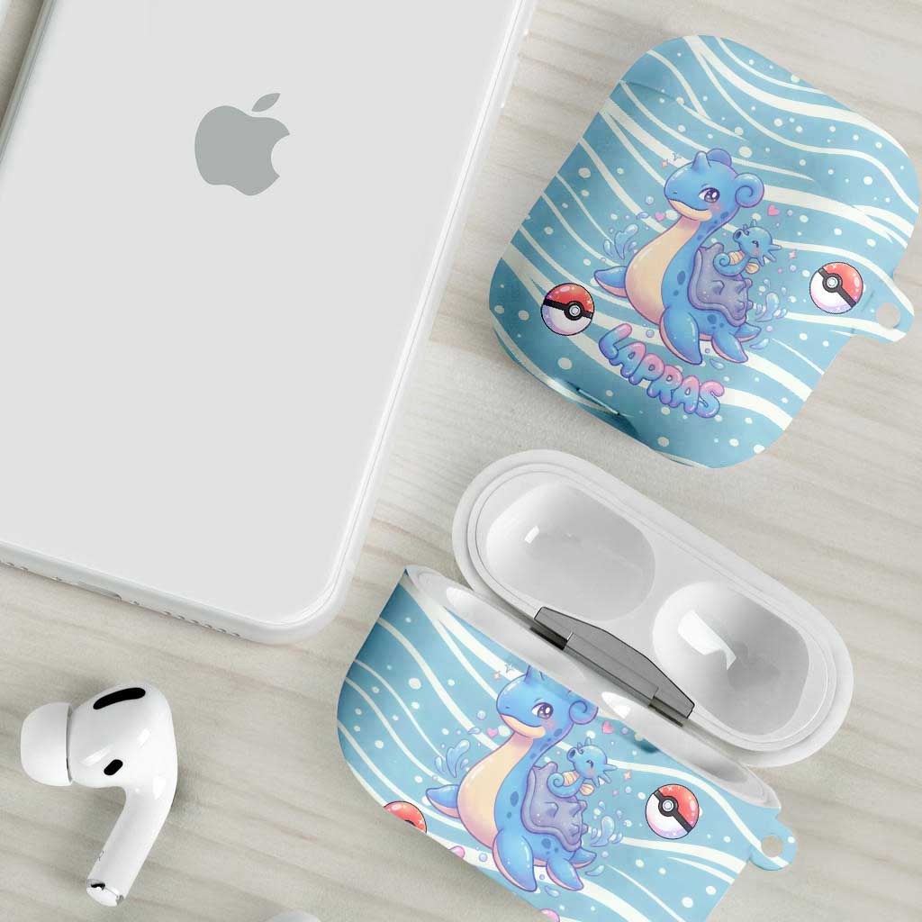 Lapras AirPods Case Pastel Ocean Waves Kawaii Art