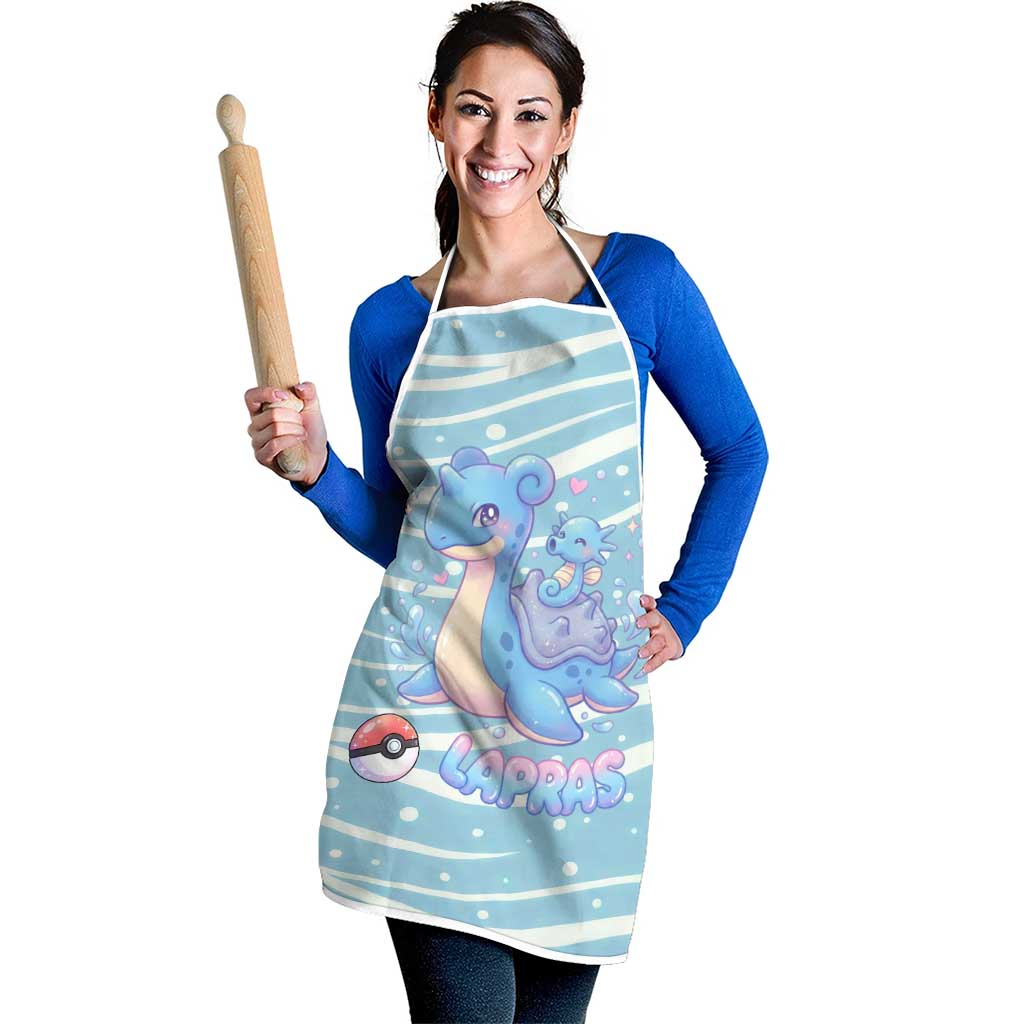Lapras Apron Pastel Ocean Waves Kawaii Art