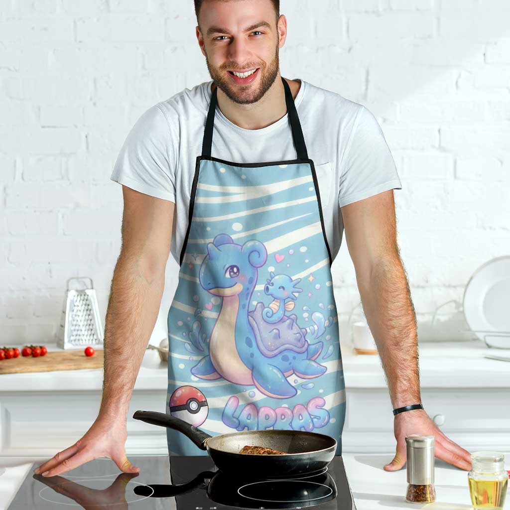 Lapras Apron Pastel Ocean Waves Kawaii Art