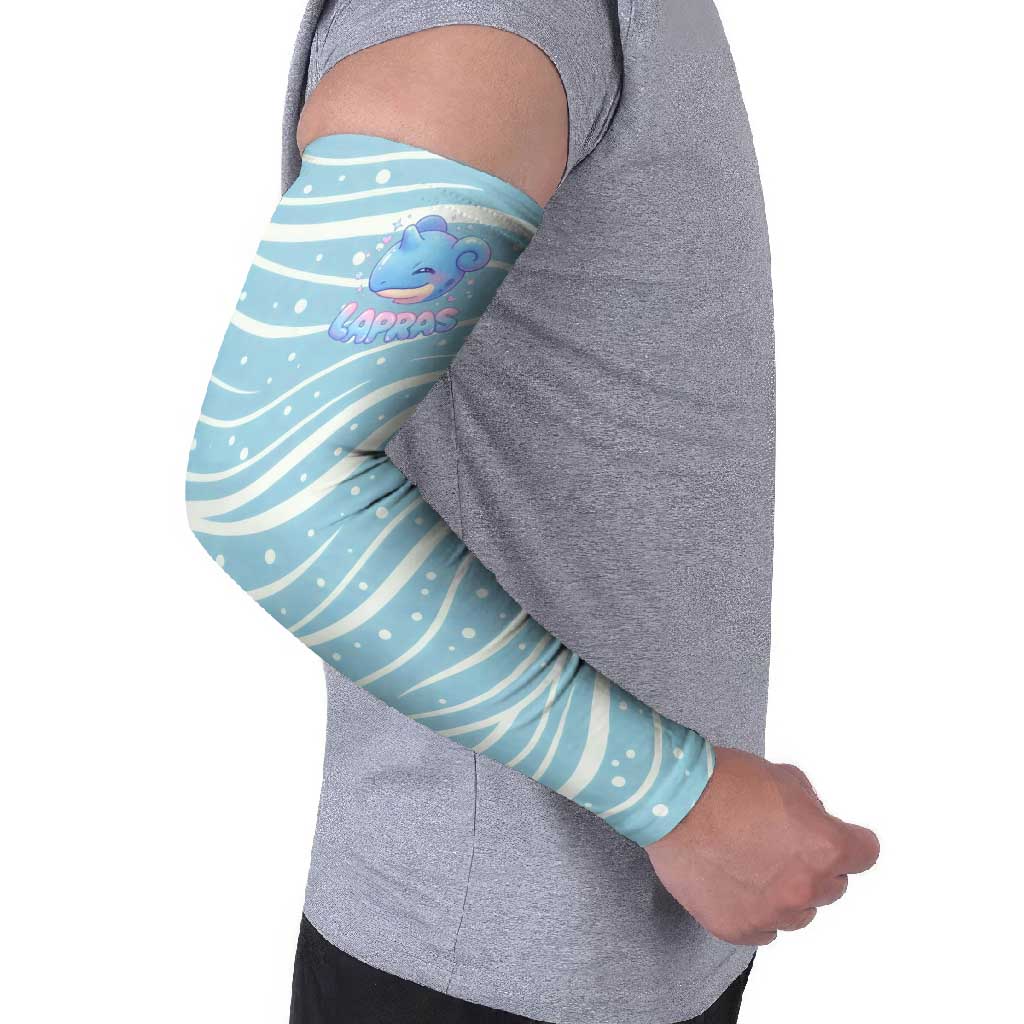 Lapras Arm Sleeves Pastel Ocean Waves Kawaii Art