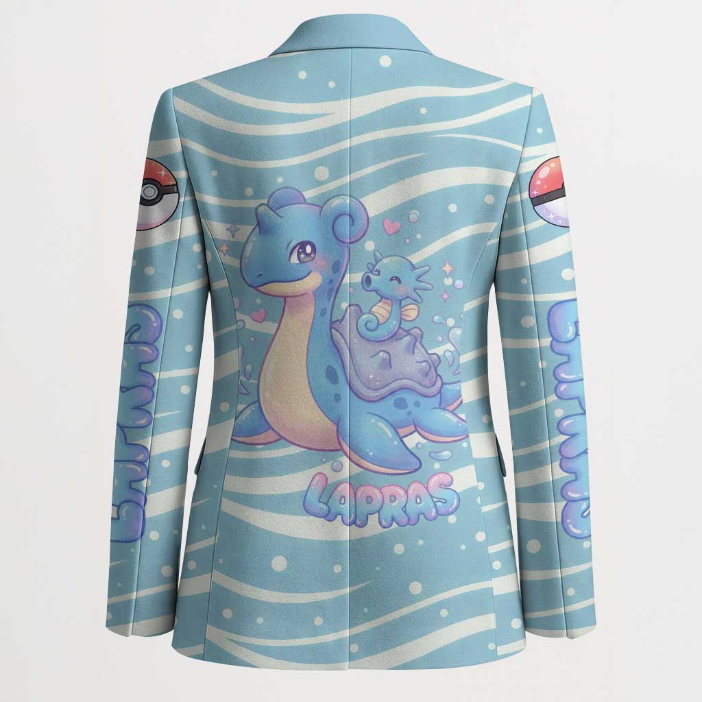 Lapras Blazer Pastel Ocean Waves Kawaii Art