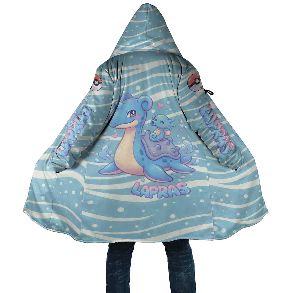 Lapras Cloak Pastel Ocean Waves Kawaii Art