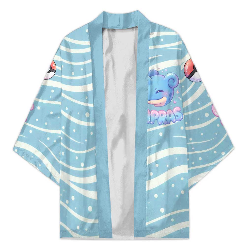 Lapras Kimono Pastel Ocean Waves Kawaii Art