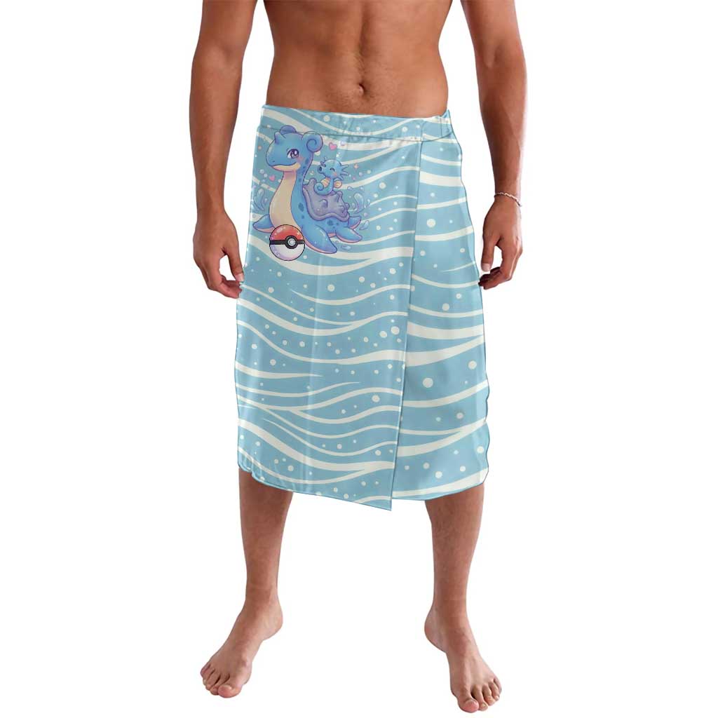 Lapras Lavalava Pastel Ocean Waves Kawaii Art