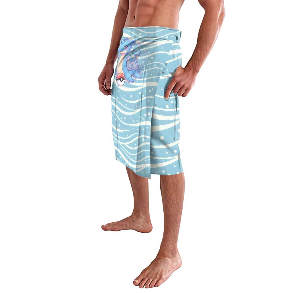 Lapras Lavalava Pastel Ocean Waves Kawaii Art